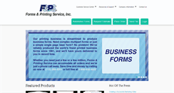 Desktop Screenshot of formsandprinting.com