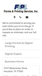 Mobile Screenshot of formsandprinting.com